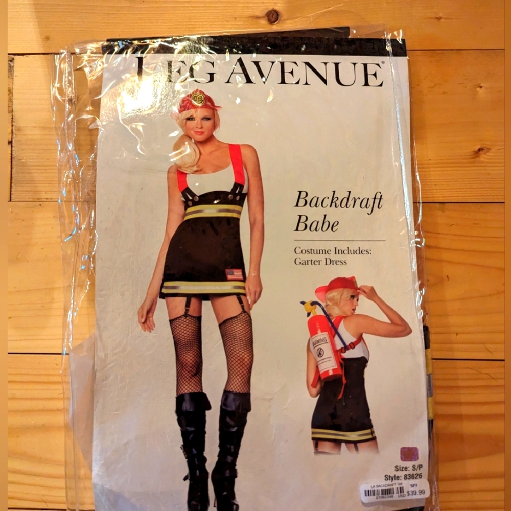 Leg Avenue Backdraft Babe Size S